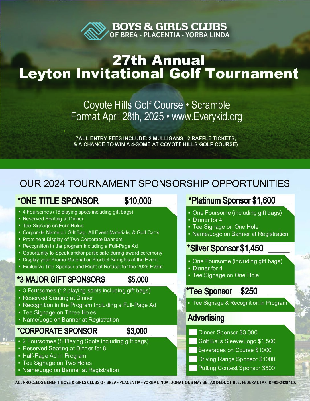 2025 Leyton Invitational Golf Tournament